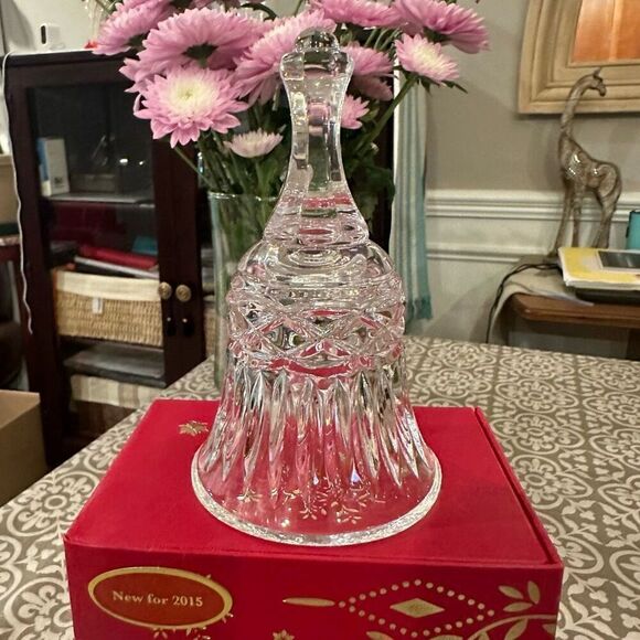 Waterford Lead Crystal 2015 Bell of Peace Decor Ornament NEW Stamped - Picture 6 of 9